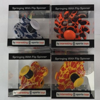 SPRINGING FLIP SPINNER - S Printom | MIX BOJA (10 kom.)