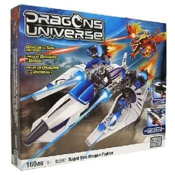 Mega Bloks Dragon Battle - Borbeni Avion i Zmaj