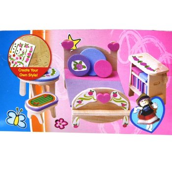 Drvene 3D Puzzle Kreativni Set (24 kom.)