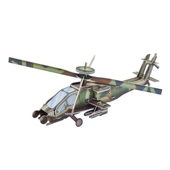Velike 3D puzzle &ndash; helikopter Apache (3 kom.)