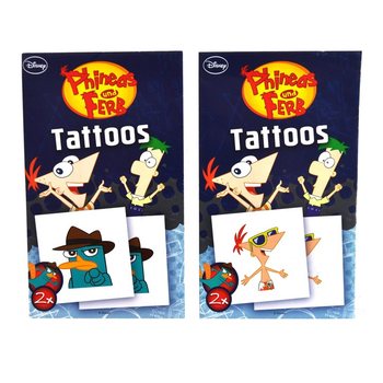 DISNEY TETOVAŽE OD 2 DIJELA - MODEL: PHINEAS I FERB (50 kom.)