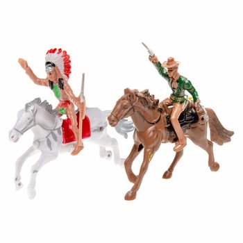 Mix Figura Kauboja / Indijanca na Konju (12 kom.)