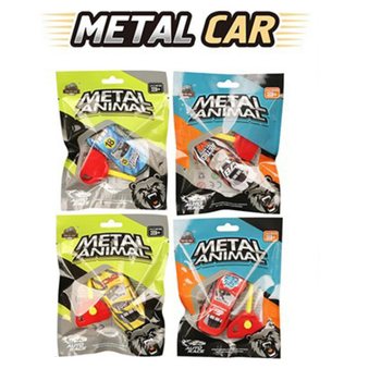 METALNI AUTO NA LANSIRANJE S KLJUČEM - U POKLON VREĆICI - MIX BOJA (24 kom.)