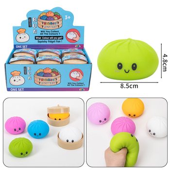 RAGE - Squishy Bun Dumplings VELIKI (8.5 x 8.5 x 4.8 cm) - Viralna Fidget igračka 2026 (12 kom.)