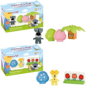 Woezel & Pip Kocke za Građenje - Zabavna Igra s Woezelom (12 kom.)