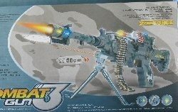 Igračka Mitraljez Combat sa Svjetlom i Zvukom - 56 cm