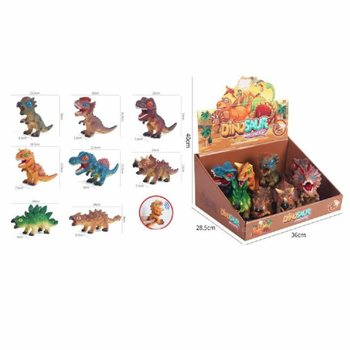 ZVUČNE FIGURE DINOSAURA U DISPLAYU (8 kom.)