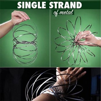 Magični prstenovi / Flow Rings - Kinetic 3D - SREBRNA | NA KARTICI (12 kom.)