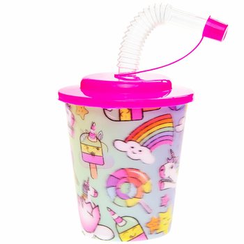 ČAŠA ZA PIĆE / SLADOLED SA SLAMKOM – UNICORN (12 kom.)