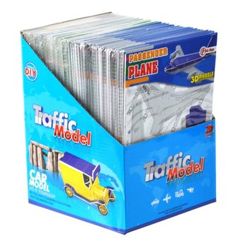3D Puzzle Avioni u displeju (64 kom.)