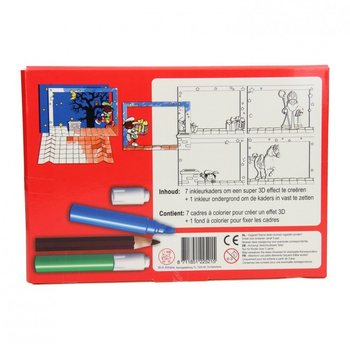 Kreativni Set 3D Prozorčić Sinterklaas / Sveti Nikola (12 kom.)