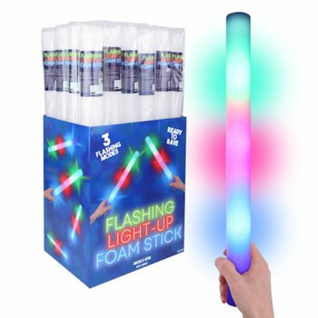 LED pjenasti &scaron;tapići - vi&scaron;ebojni party &scaron;tapići u displeju (24 kom.)