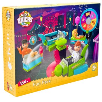 KIDS BRICKS FUN PARK - SET KOCKICA ZA SLAGANJE - 130 DIJELOVA (1 kom.)