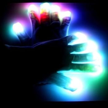 LED rukavice / Rave rukavice (12 kom.)