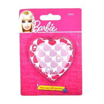 BARBIE BLOKIĆ U OBLIKU SRCA NA KARTICI (6 kom.)
