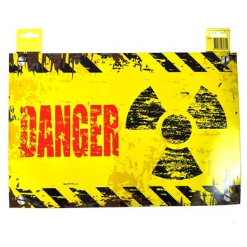 DEKORATIVNA PLOČA ZA VRATA - "DANGER" / "KEEP OUT" (12 kom.)