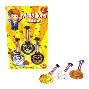 3-dijelni set medalja na kartici (12 kom.)