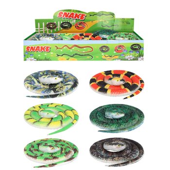 ZMIJE - 70 CM DUGE MIX VRSTA U DISPLAYU (36 kom.)