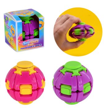 SPIN & POP FIDGET SPINNER LOPTA - SPIN SHIFT BALL - U DISPLAYU (24 kom.)