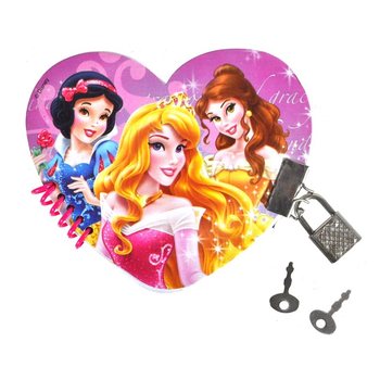 DISNEY PRINCEZE DNEVNIK S LOKOTOM (10 kom.)