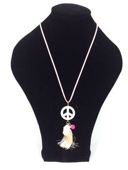 Ogrlica u Ibiza Stilu Losos Peace Buddha (1 kom)