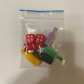 Set Napravi svoju dru&scaron;tvenu igru - 5 pijuna + 2 kockice (100 kom)