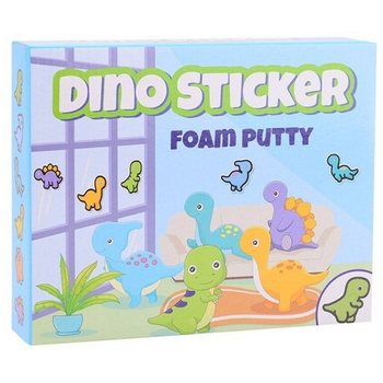 DINO NALJEPNICE - SET FOAM PUTTY - NAPRAVITE VLASTITE DINO NALJEPNICE OD PJENE (24 kom.)