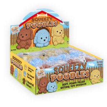 Rastezljive Squishy Pudlice u Display Kutiji (12 komada)