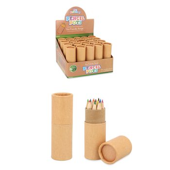 12x Drvene Bojice u Tubi: Model: Eco Friendly - U Displayu (20 kom.)