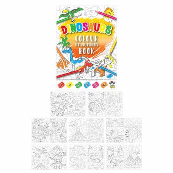 Bojanka Bojanje po brojevima - Dinosaur (48 komada)