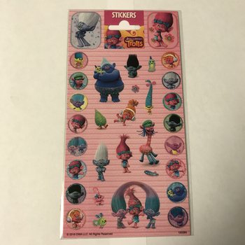 Naljepnice TROLLS - 20 x 10 cm (10 kom.)