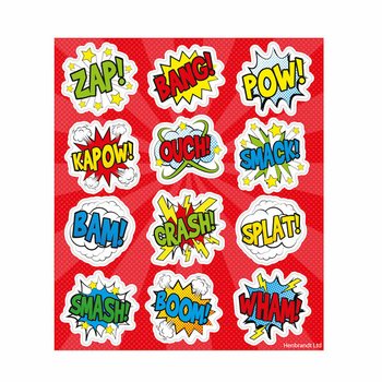 Zabavne Naljepnice: Comic Signs Display (120 kom.)