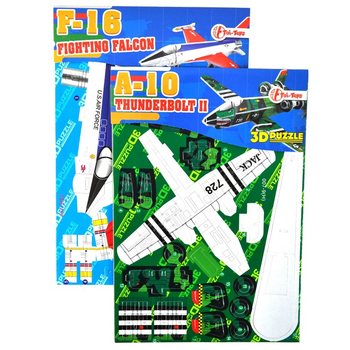 3D Puzzle Avioni u displeju (64 kom.)