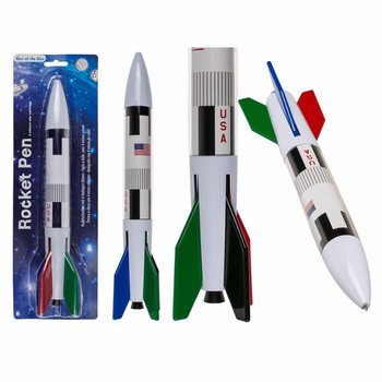 MEGA POVOLJNO | XL Divovska Kemijska Olovka Raketa u 4 Boje (12 kom.)