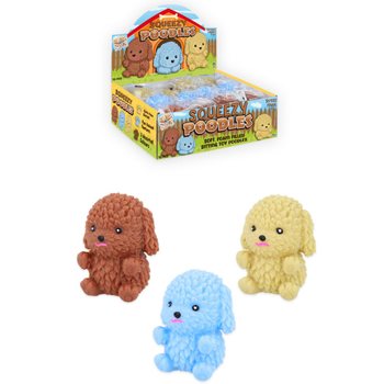 Rastezljive Squishy Pudlice u Display Kutiji (12 komada)