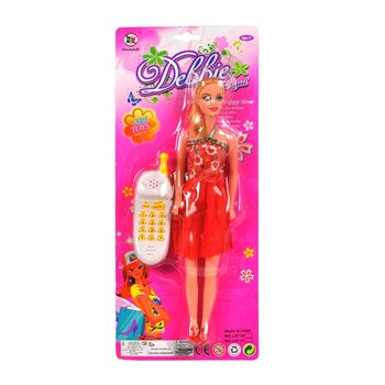 DEBBY LUTKA S TELEFONOM NA KARTICU (6 kom.)