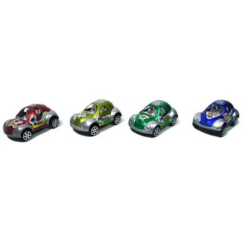 Set od 4 Automobila na Povlačenje Pull-Back u Kutiji