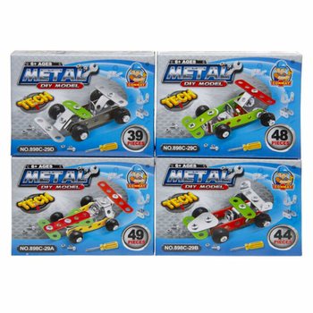 Metalni Set za Sastavljanje Trkaćeg Auta (Display 24 komada)