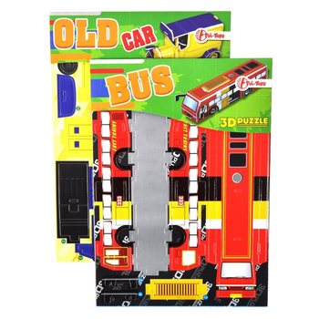 3D Puzzle Automobili u Displayu (64 kom.)