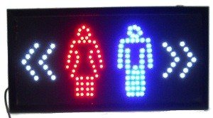 LED Reklamna Ploča - TOALET / WC
