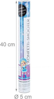 Konfeti top - Pahuljica - 40 cm - Party shooter (10 kom.)