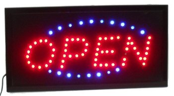 Svijetleća LED Reklama "OPEN" &ndash; 2 Boje