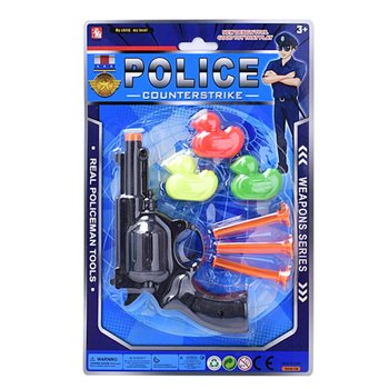Policijski set igračaka na kartici - 2 mije&scaron;ane vrste (6 komada)