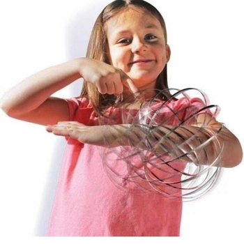 Magic Rings / Flow Rings - Kinetički 3D Magični Prsten - SREBRNI | U KUTIJI (10 kom.)