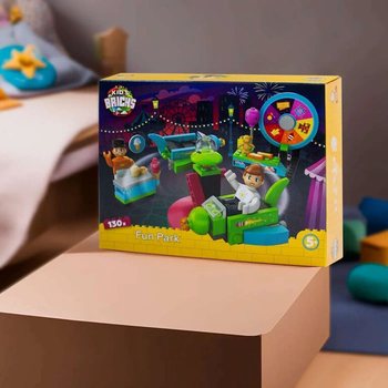 KIDS BRICKS FUN PARK - SET KOCKICA ZA SLAGANJE - 130 DIJELOVA (1 kom.)