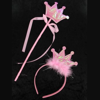 PRINCESS TIARA S ČAROBNIM ŠTAPIĆEM (12 kom.)
