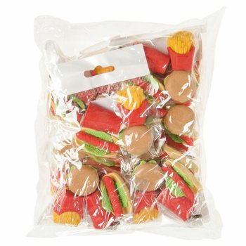 4-dijelni Set Gumica za Brisanje Fast Food (Display 12x)