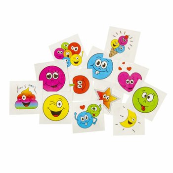 Tetovaže za djecu Smiley - Stalak 48 paketića
