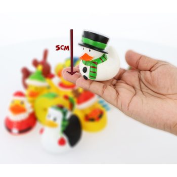 Mix Božićne Patkice 6cm (12 komada) - Blagdanski Poklončići