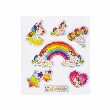 GLITTER NALJEPNICE - JEDNOROG (100 komada)